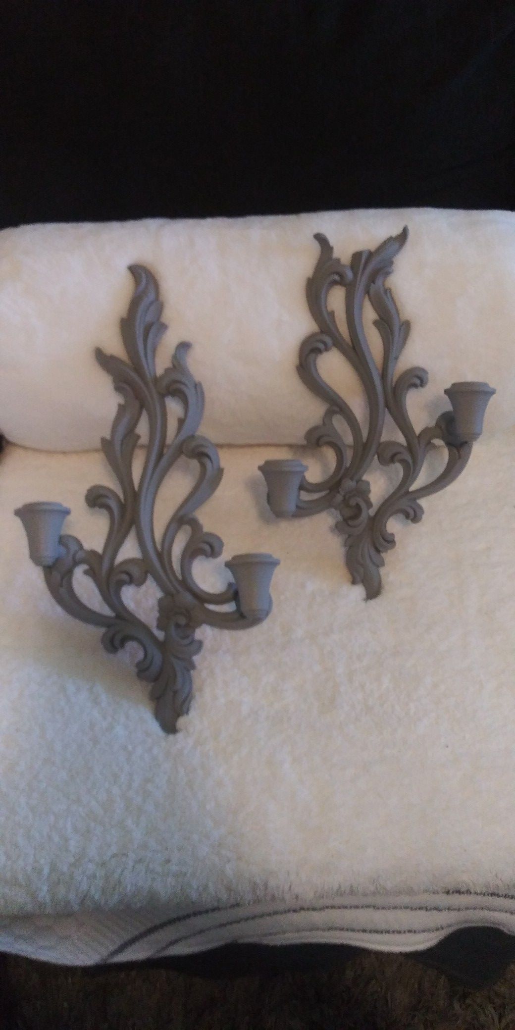 Wall candle holders