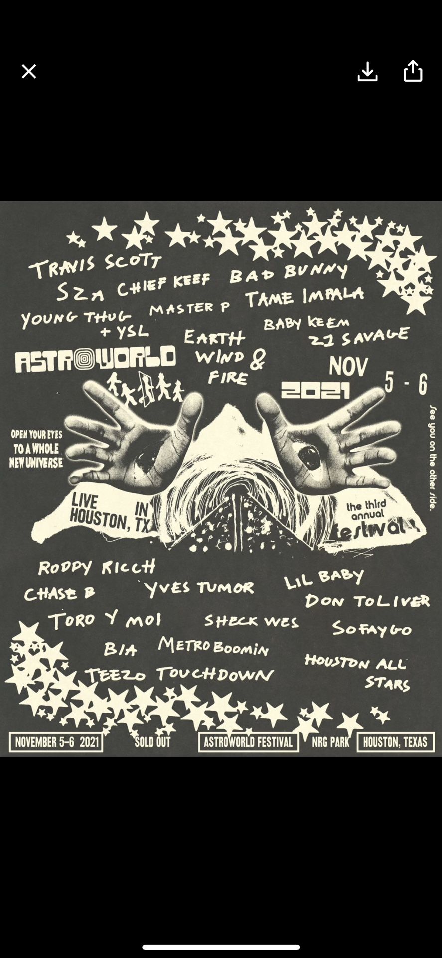 Astroworld 2021, 2 Day GA Tickets! November 5th & 6th in Houston Texas! Travis Scott