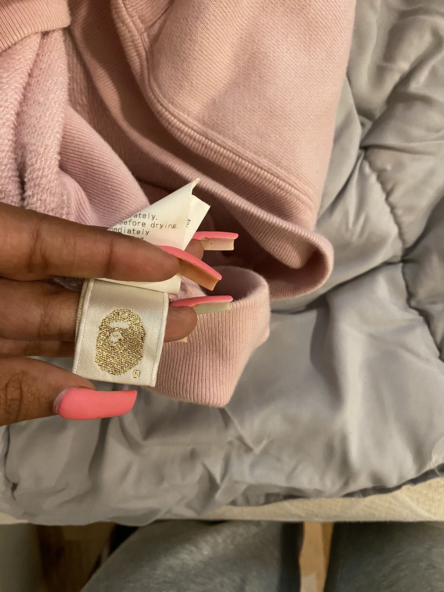 Pink Bape Hoodie