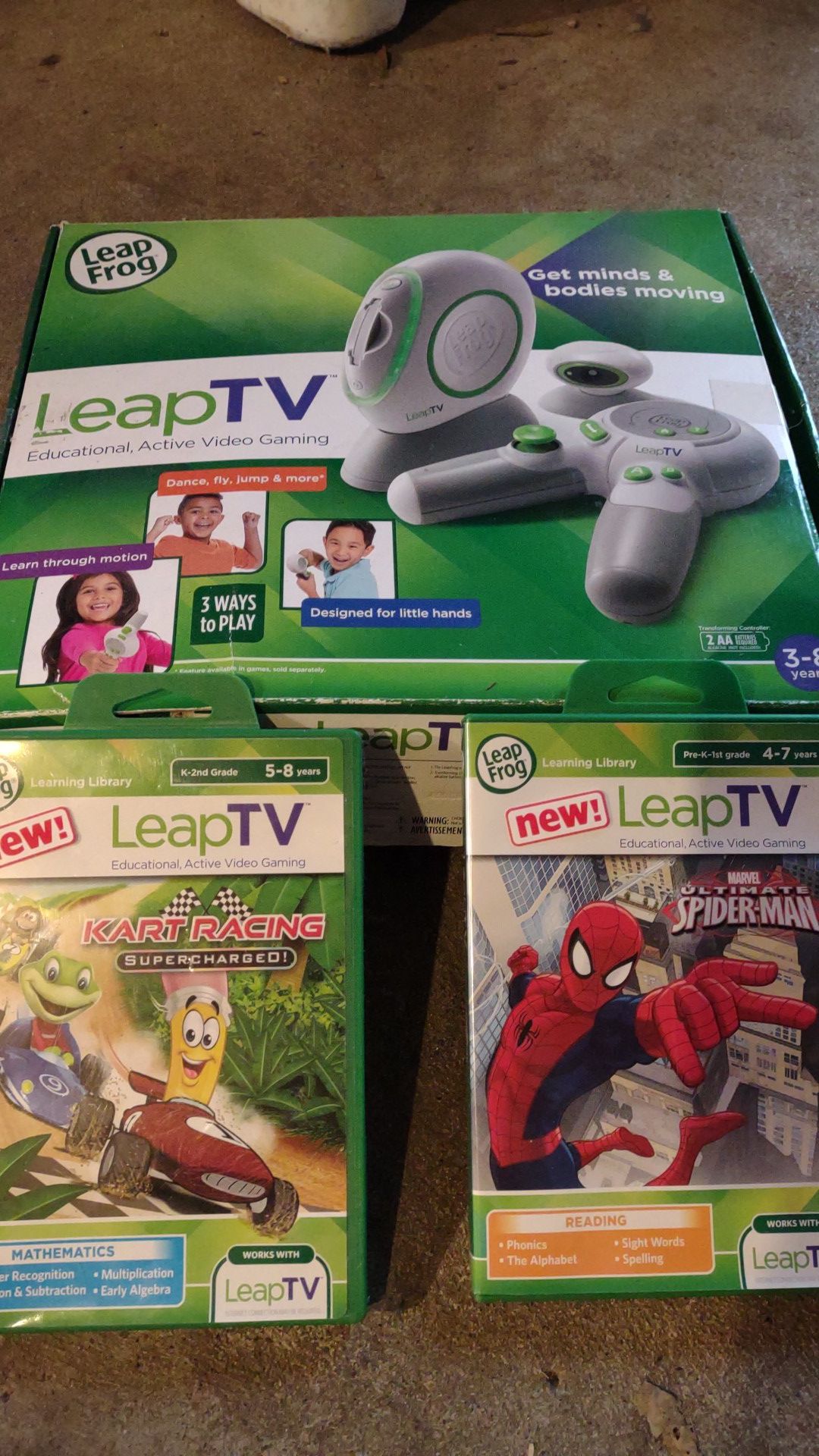 Leap Frog leap TV with 2 games