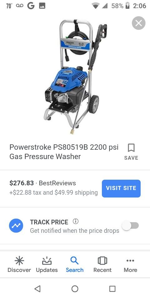 POWER STROKE PRESSURE WASHER