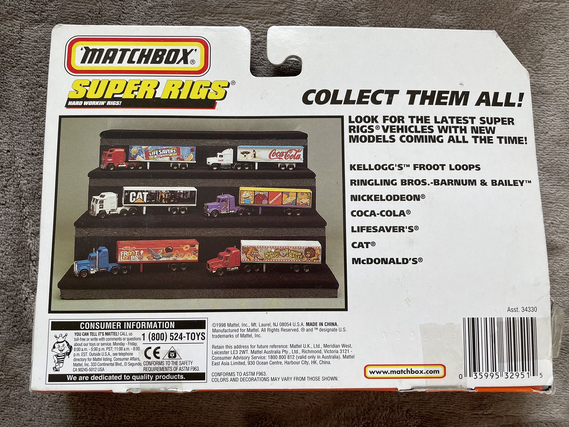 Brand New Matchbox Super Rigs Rugrats