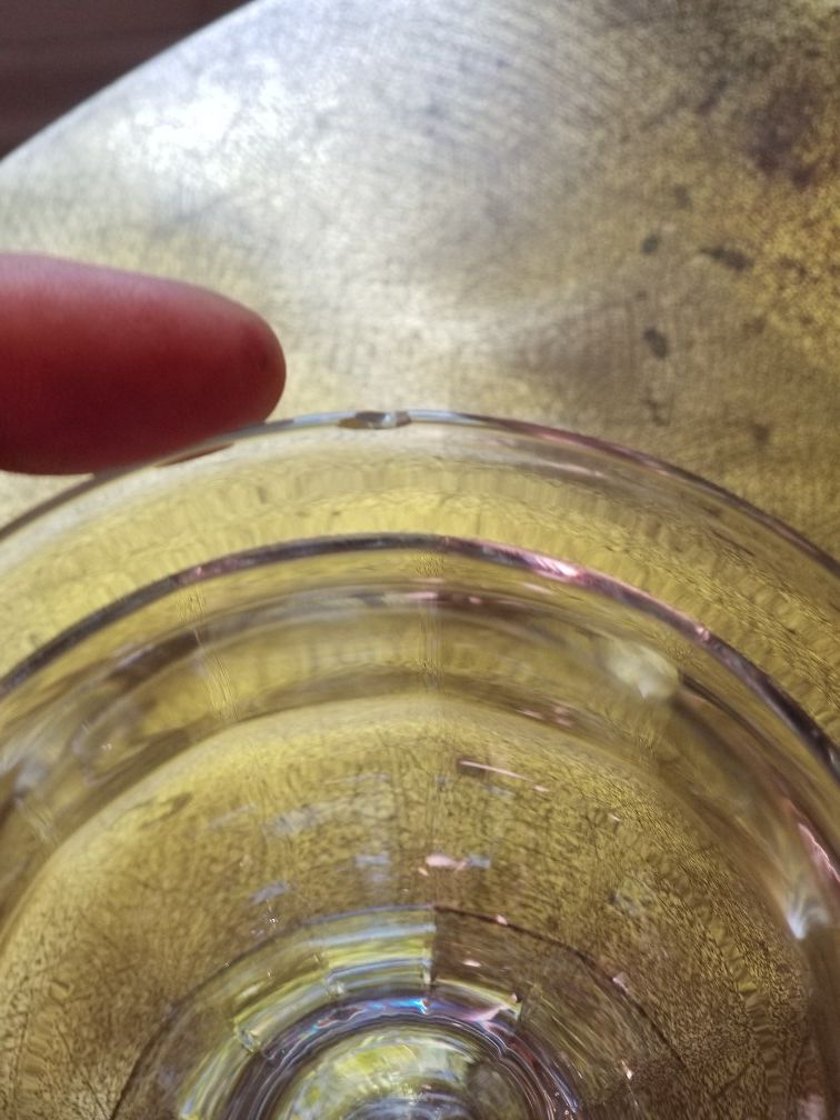 12 vintage crystal icers or glasses-cups-goblets