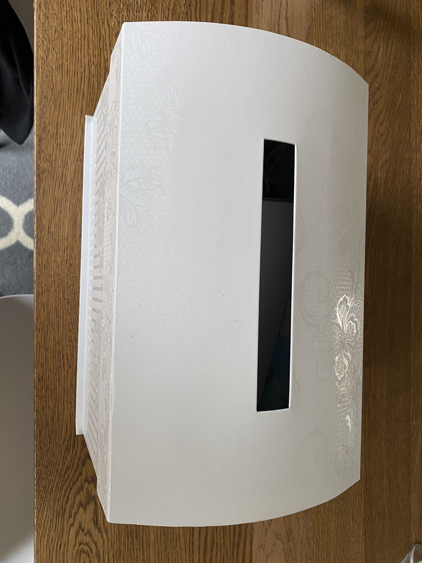 White Wedding Card Box
