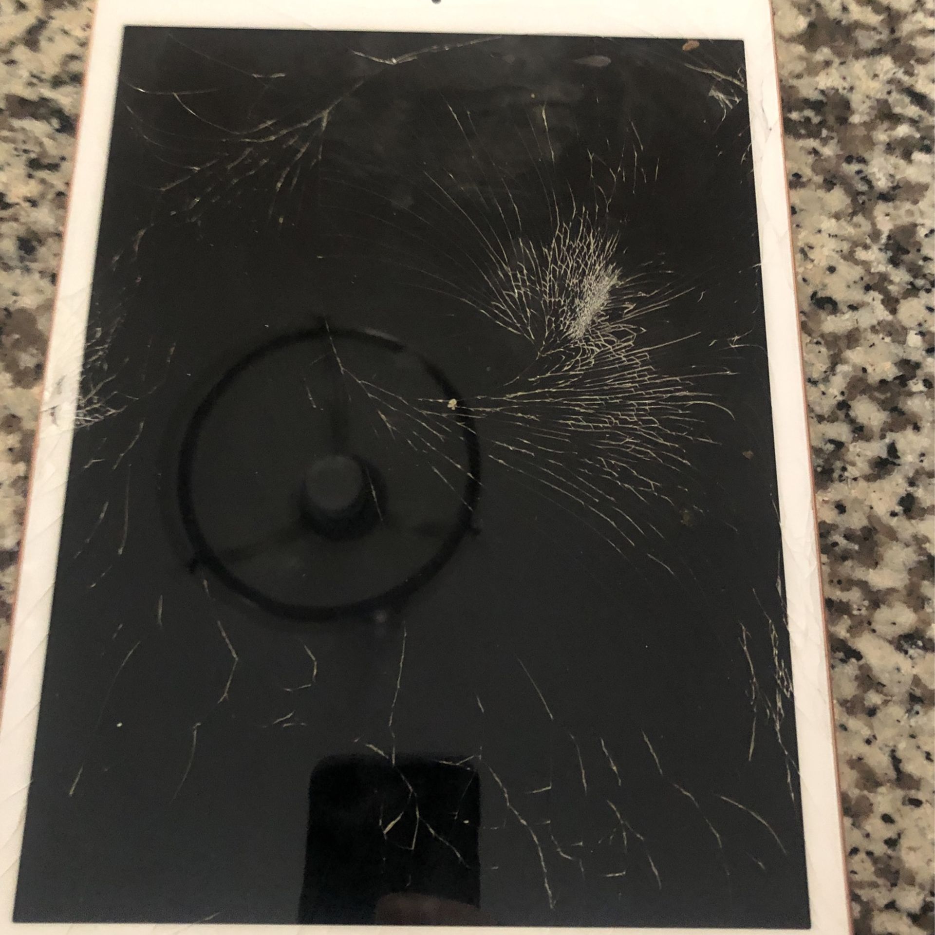 iPad 8th Gen Unlocked Has Cracked Screen But Works Fine