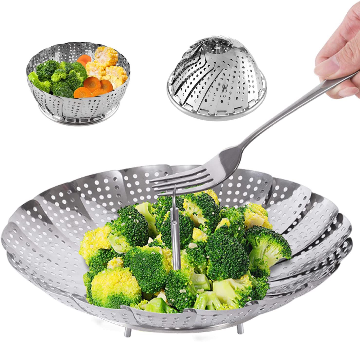 Brand New Stainless Steel Vegetable Steamer Basket Insert For Instant Pots and other Pots