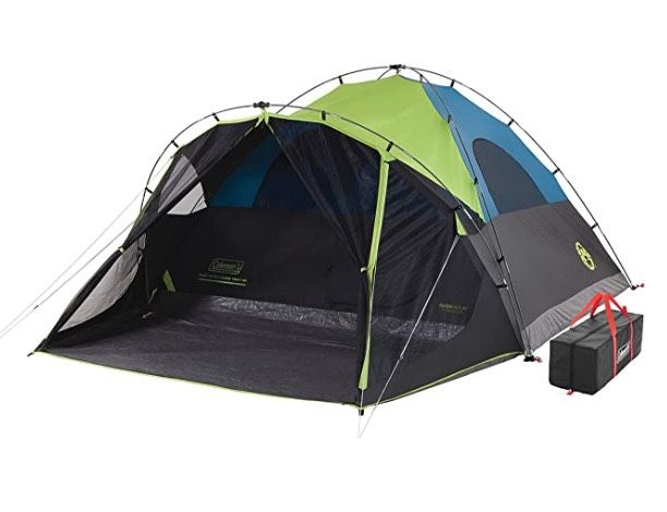 Coleman 6-Person Carlsbad Dark Room Dome Camping Tent with Screen Room