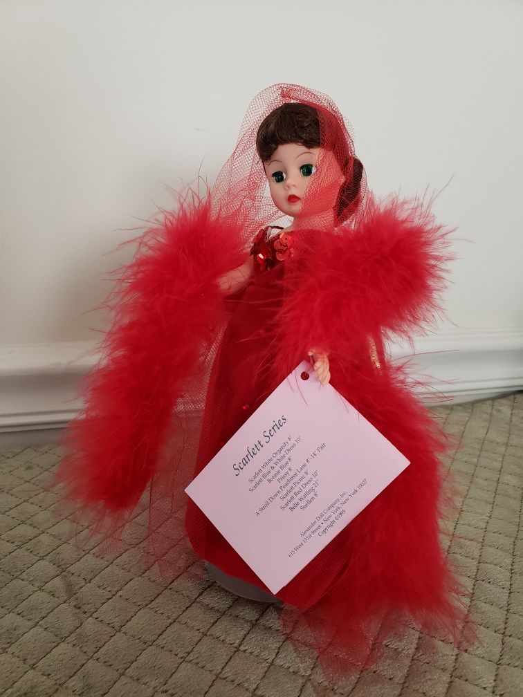 Madame Alexander Scarlett Red Dress 10" Doll (Gone With The Wind)