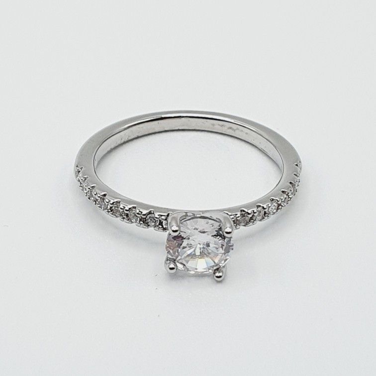 "Crystal Pure Round CZ Beautiful Wedding/Engagement Ring for Women, K884