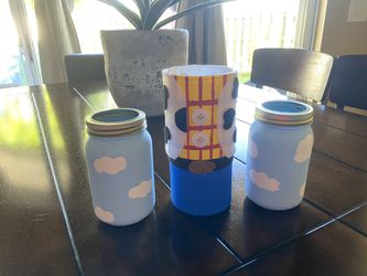 Toy Story Theme mason Jars and flower vase Thumbnail