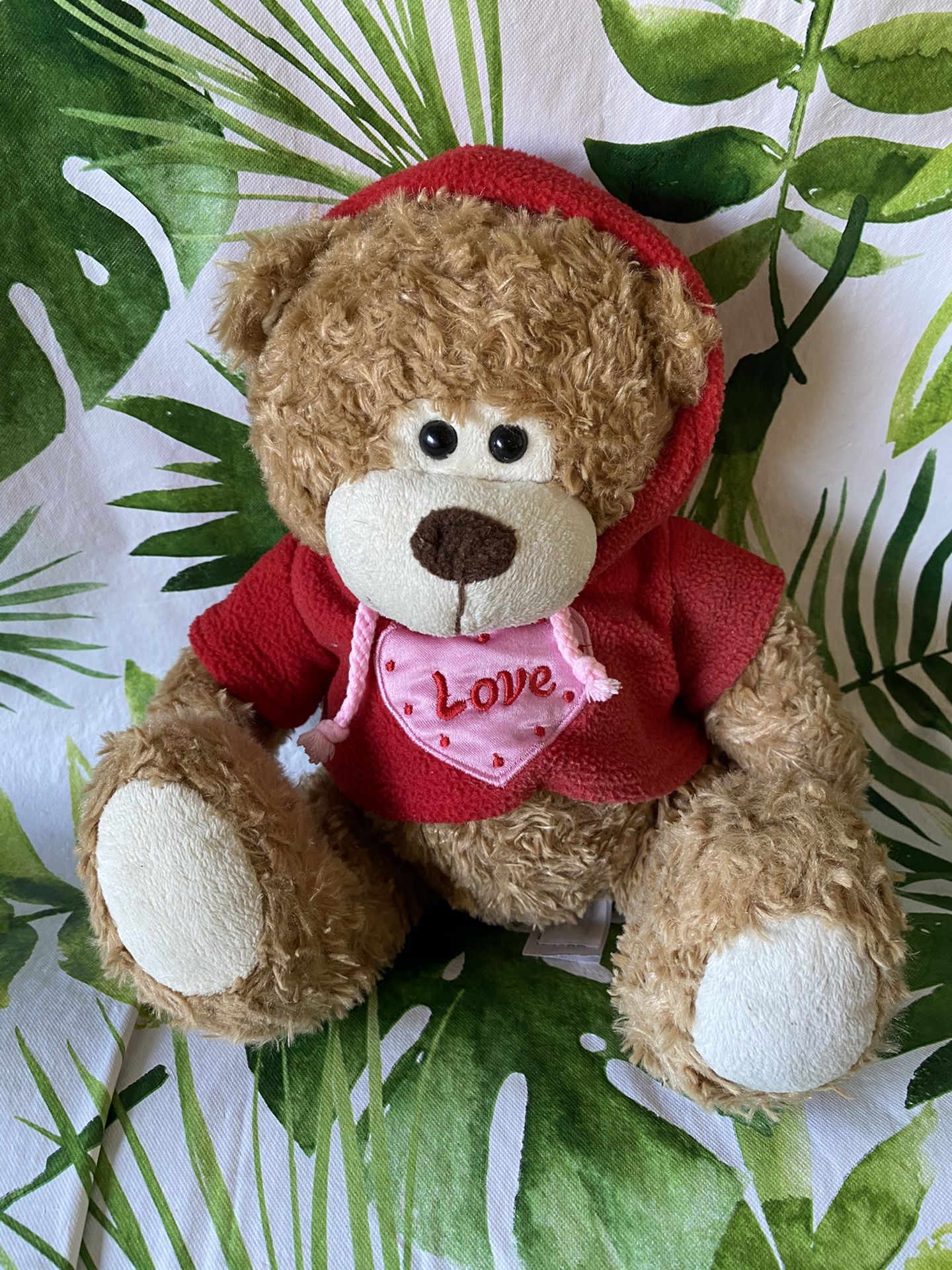 Fiesta Hoodie Sweater Teddy Bear Stuffed Animal Plushie