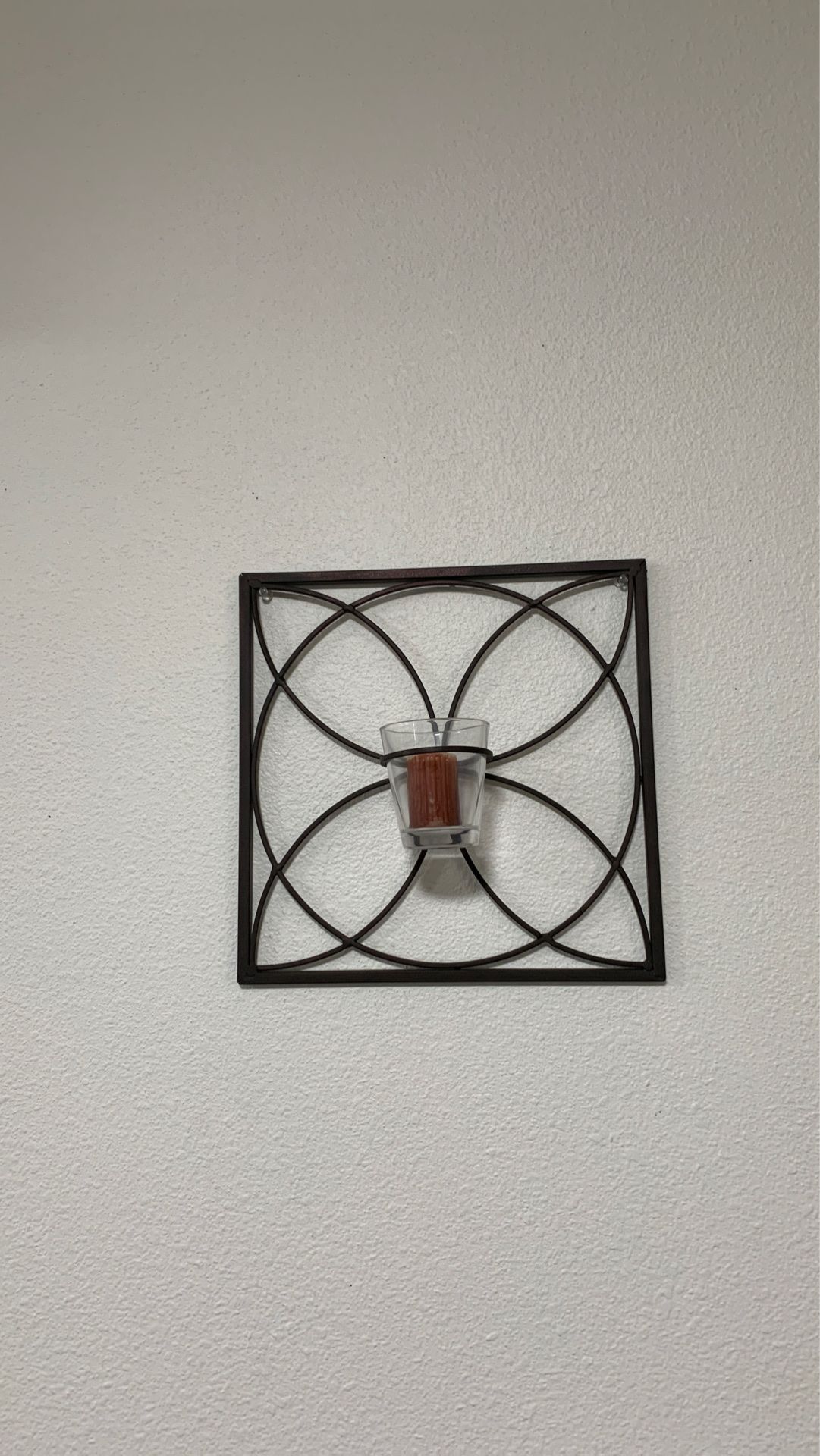 Wall candle holders