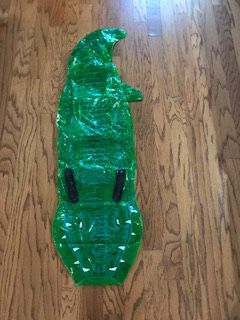 Alligator inflatable floaty