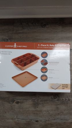 Copper Chef Pro 5- Piece XL Bake & Crisp Pan Thumbnail