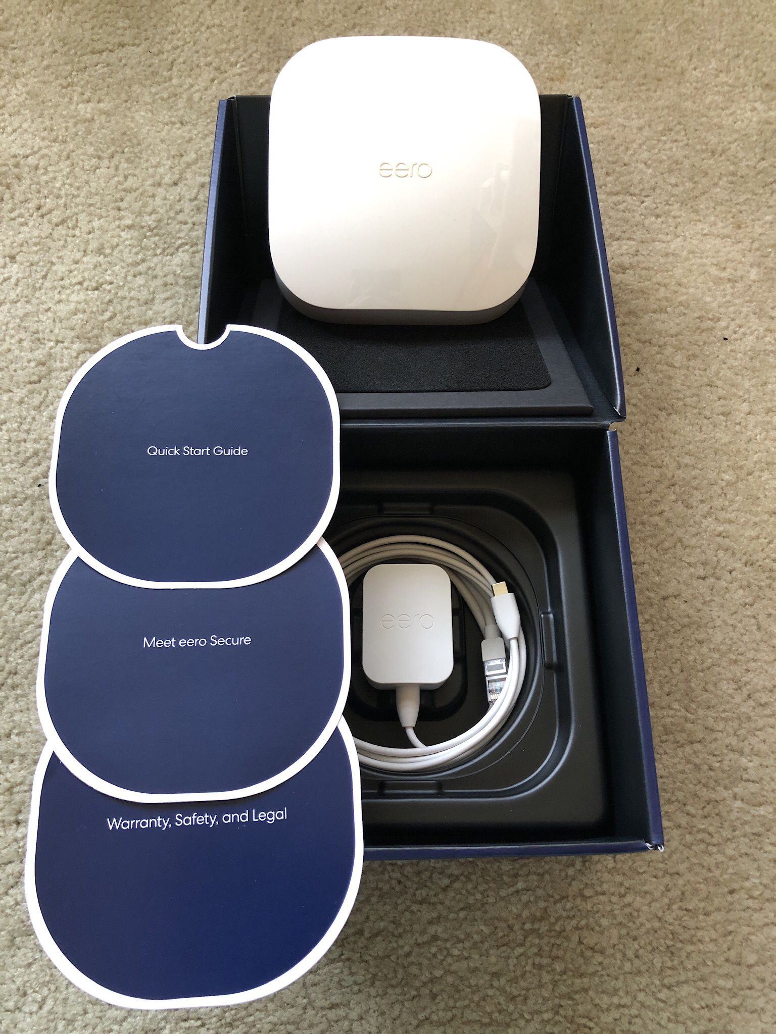 Amazon EERO Pro 6 Tri-Band Mesh WiFi Router W Alexa