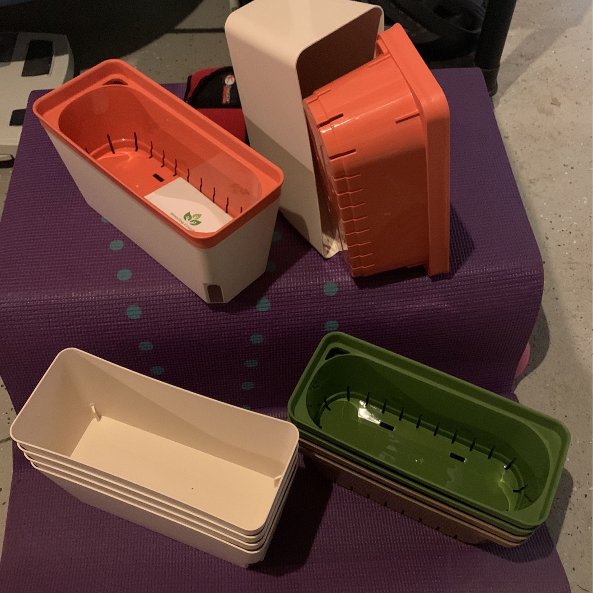 Planters - Six 12” x 4” Planters