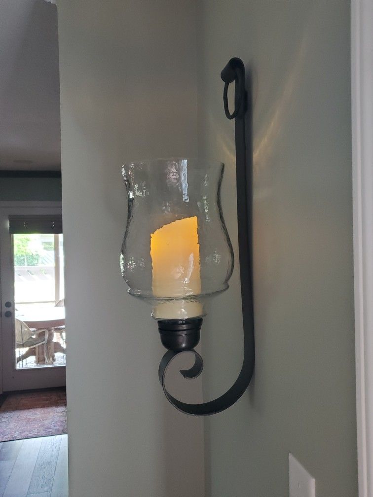 Wall Sconce With Candle