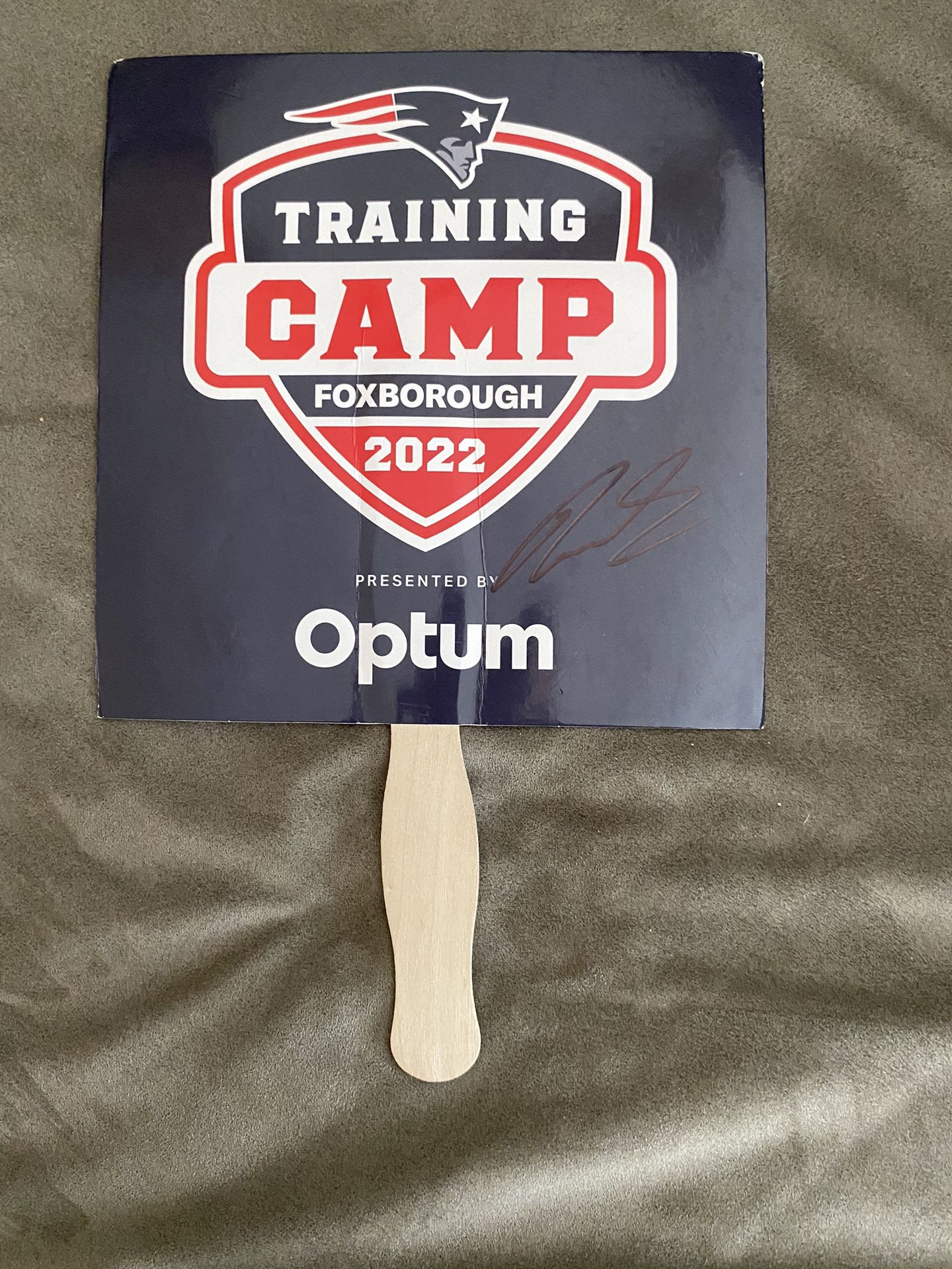 Rhamondre Stevenson Autograph Training Camp