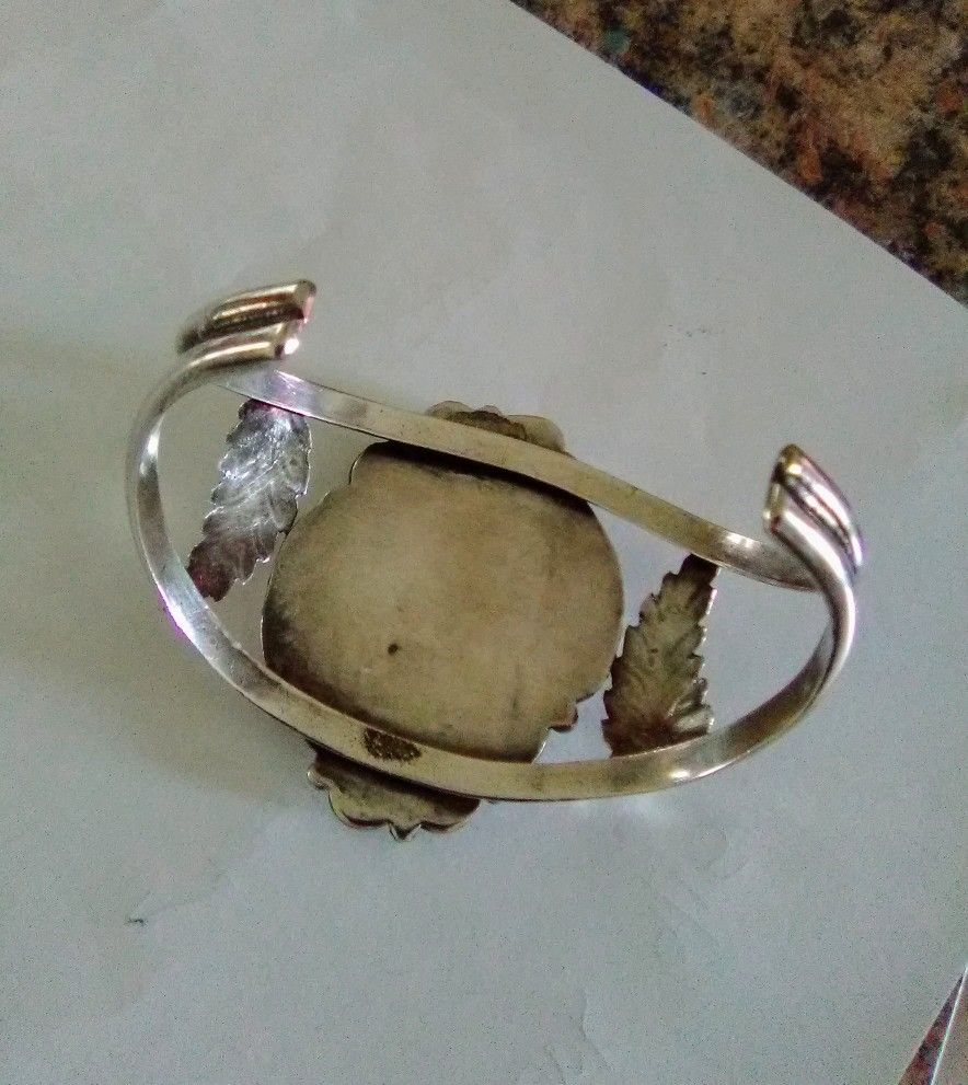 Vintage Sterling Silver Bracelet & Ring Set