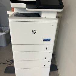 Color Laser Jet Enterprise Mfp M577dn with extra drawers and stand Thumbnail