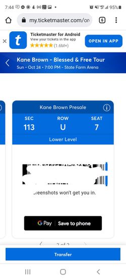 Kane Brown Tickets. October 24th at the State Farm Arena In ATL.. Thumbnail