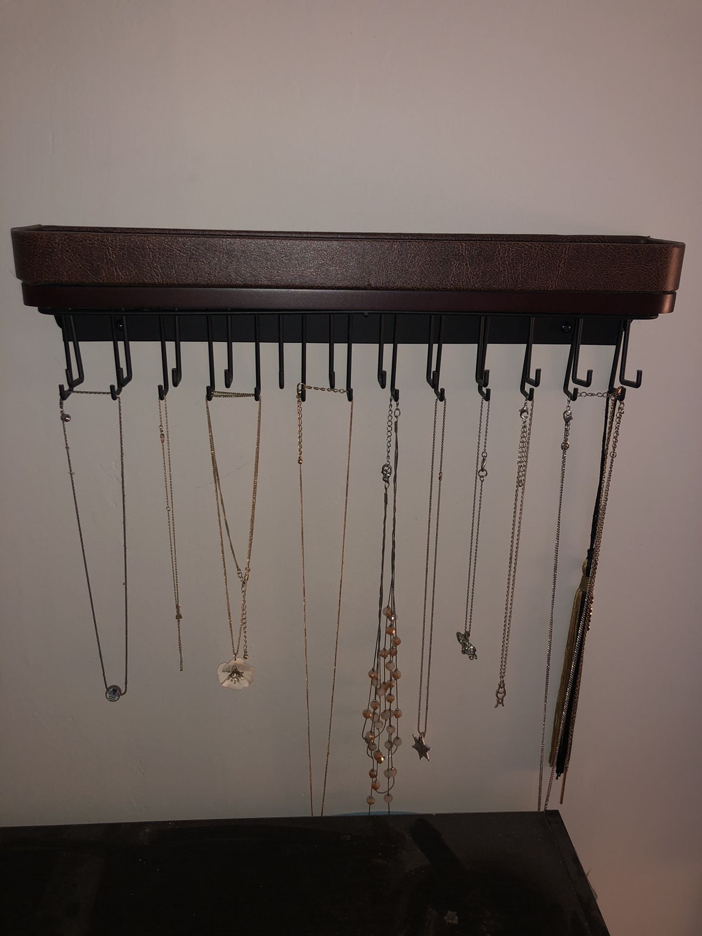 Wall Mounted Necklace Holder