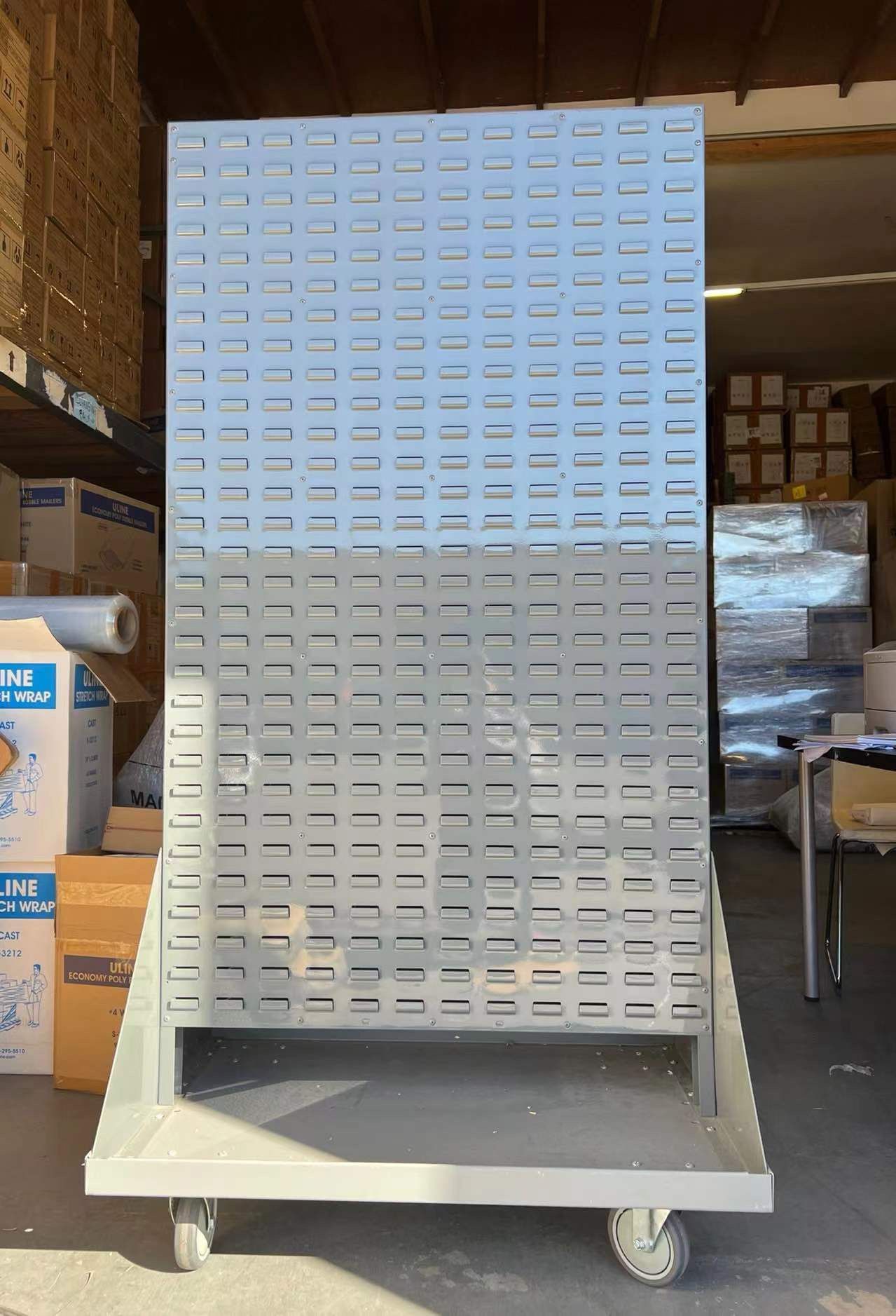 Shelves + Plastic Bin
