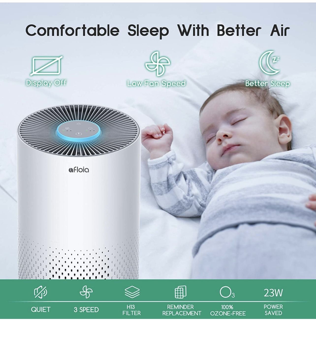 Air purifier/nightlight new