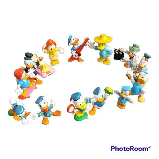disney donald duck pvc figures set of 14