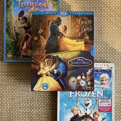 Collection of Blu-ray Disney Films Thumbnail