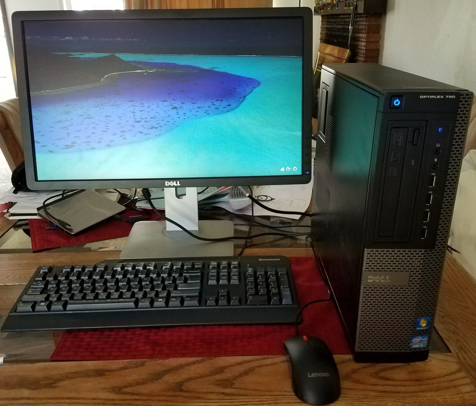 Excellent condition Dell WiFi Windows 10 office 16 22 inch widescreen