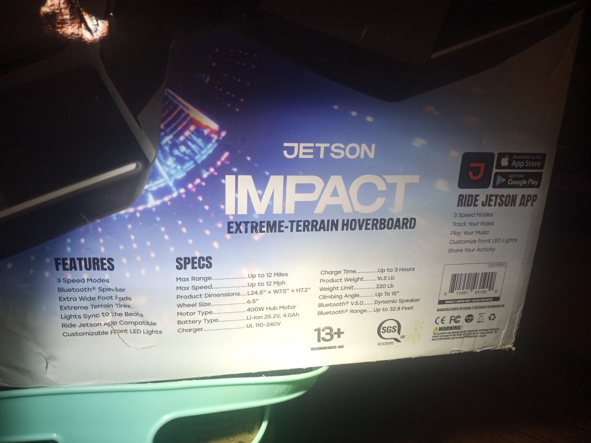 Jetson Offroad Hoverboard - For The Young and or Young At heart. 916 301 6195