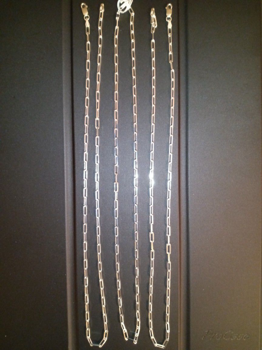  Brand New 925 Sterling Silver Link Chain $35each