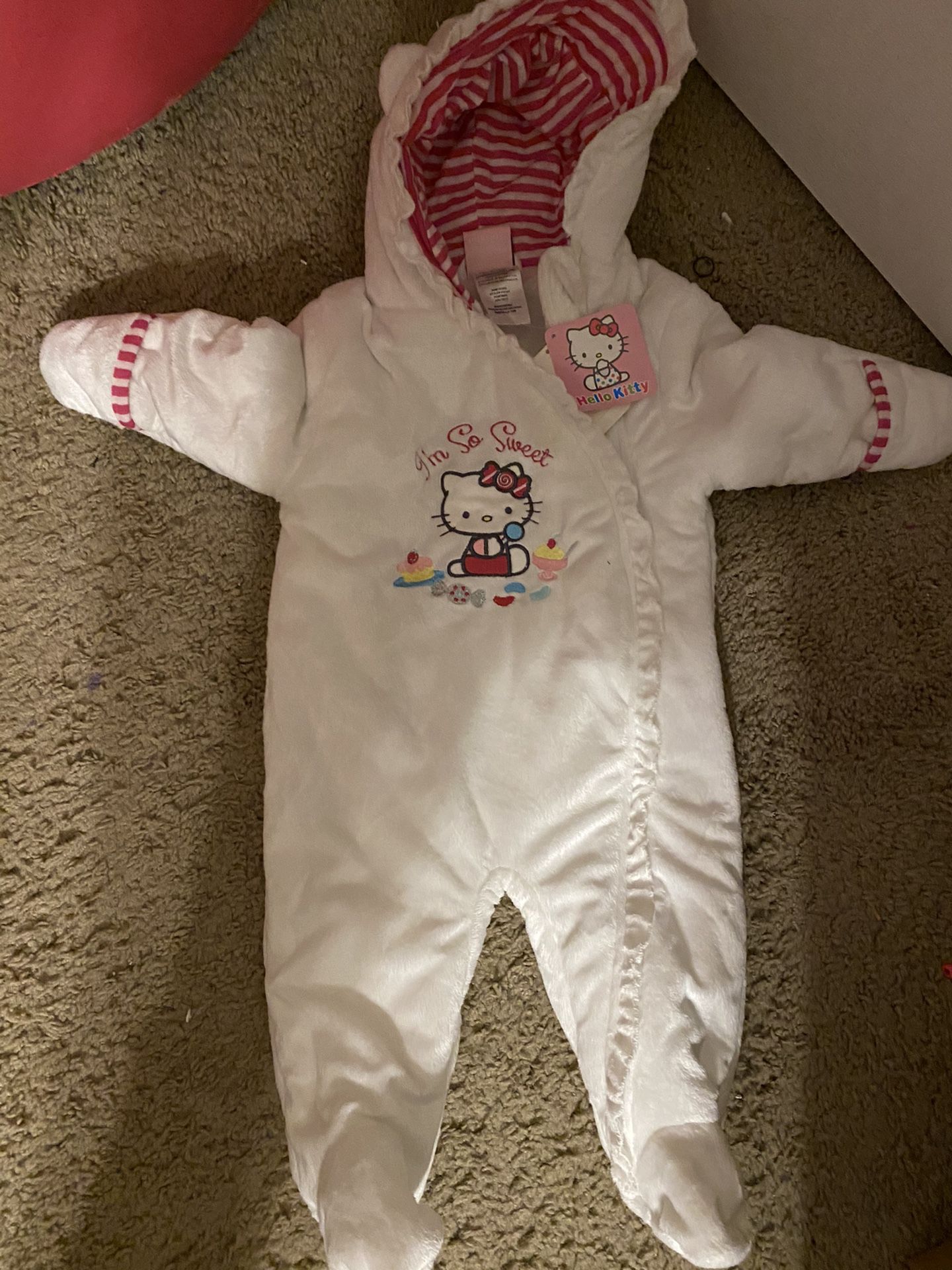 Brand New Hello Kitty Snow Baby Snow Suit