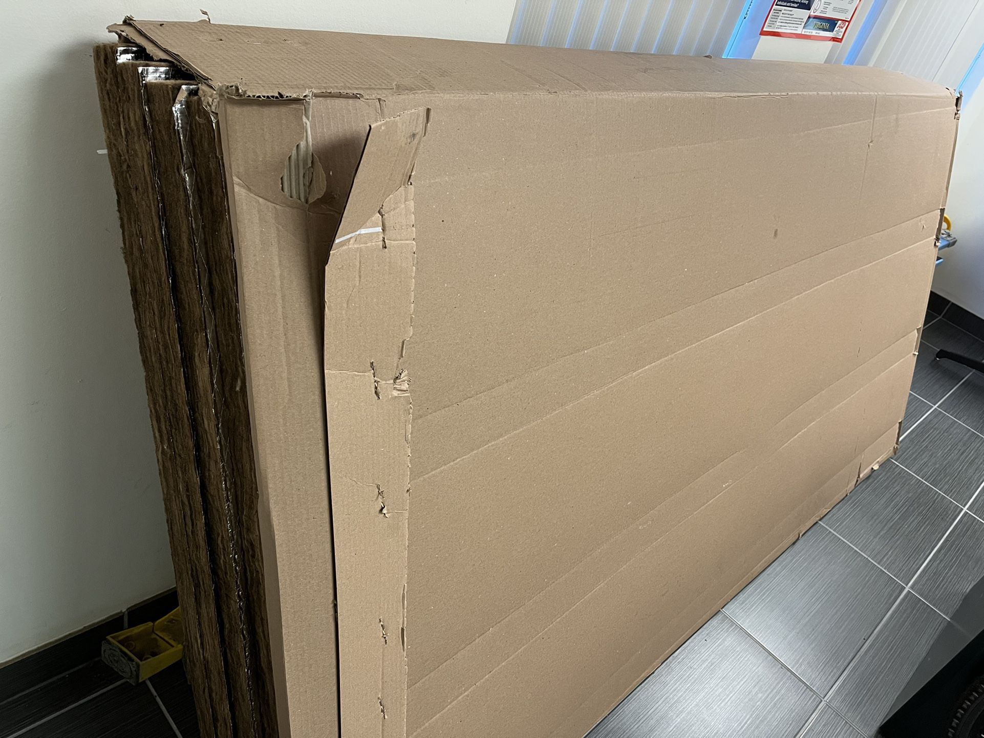Fiberglass Insulation Boards, Faced, 4’x8’x2”, $25 Per Board, Quantity Available