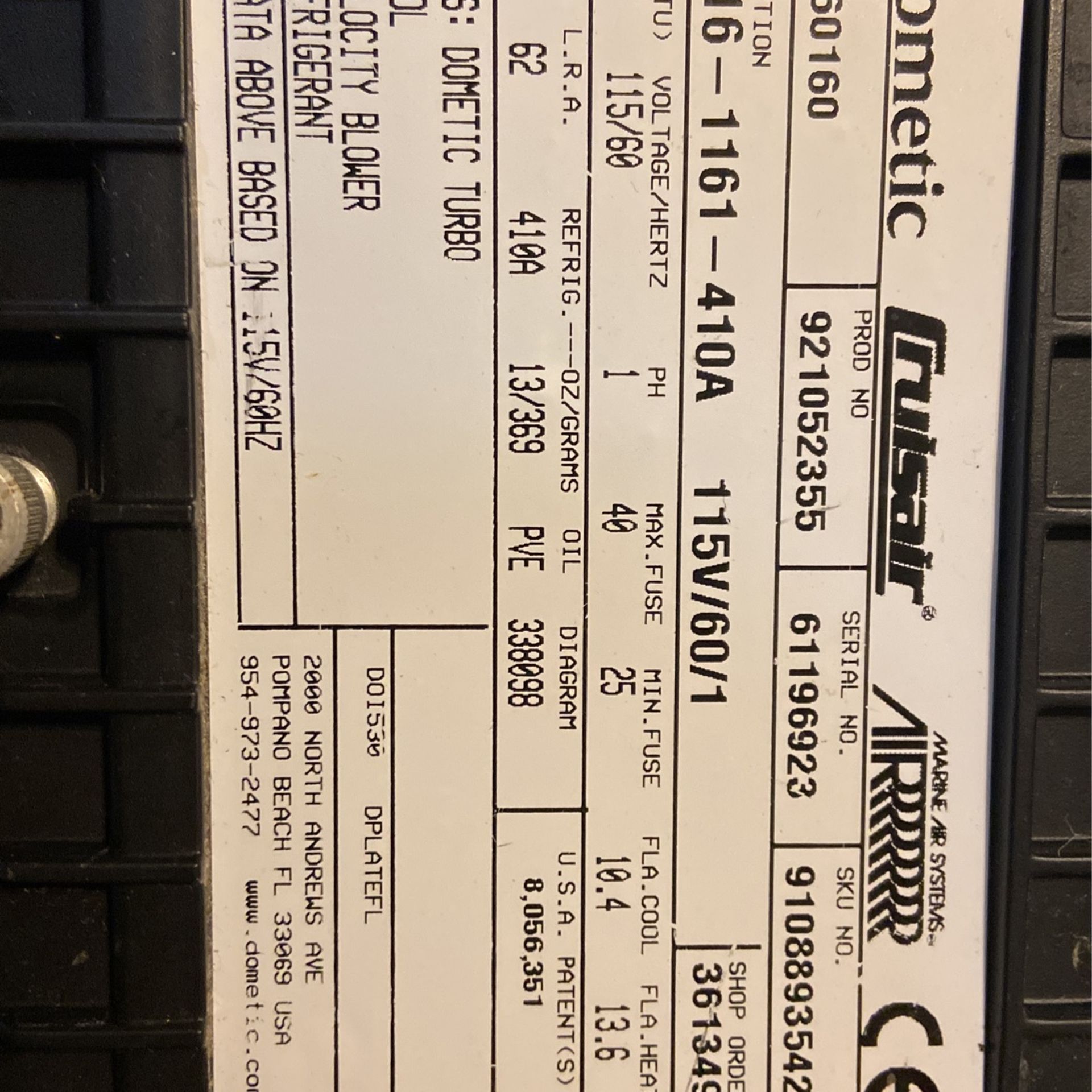 Domestic Marine A/c 16000 115 V
