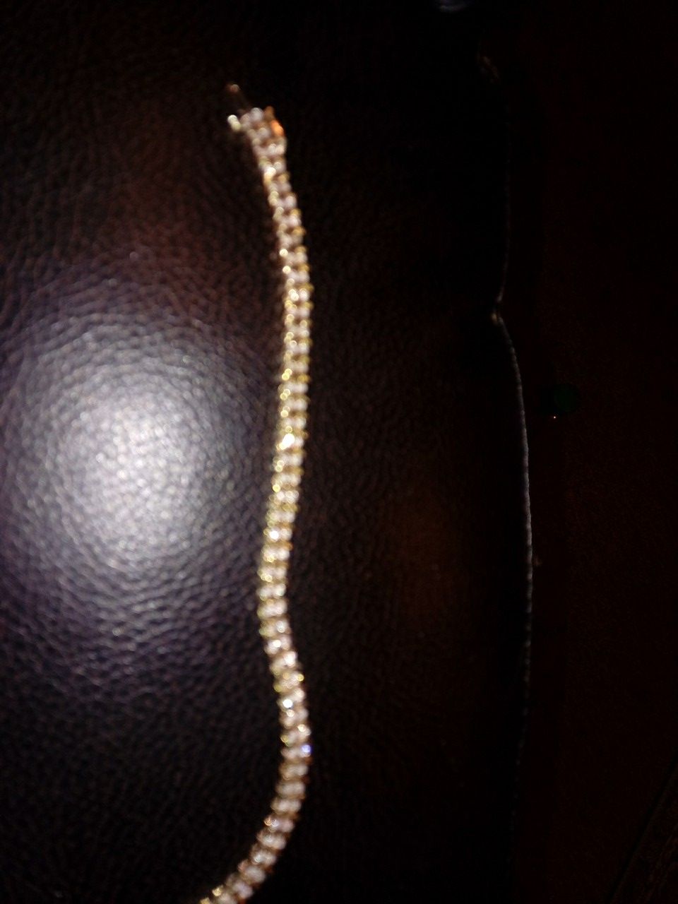 Beautiful tennis bracelet valued at 1500