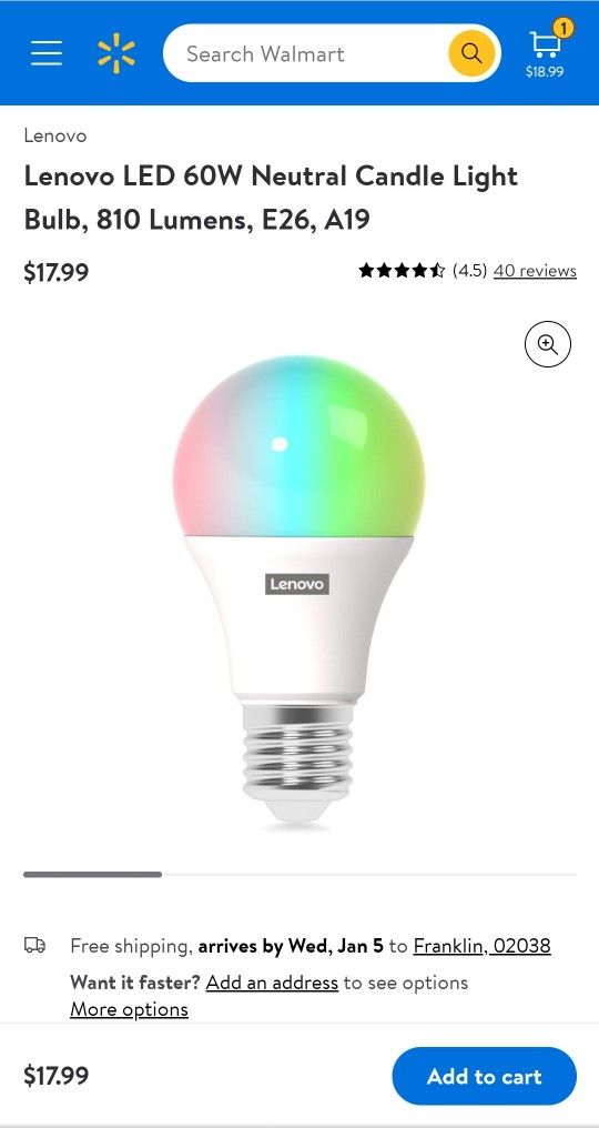 Lenovo Smart Clock