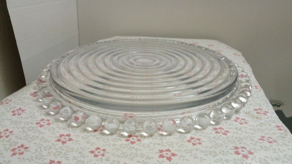 Imperial CANDLEWICK Cake Plate