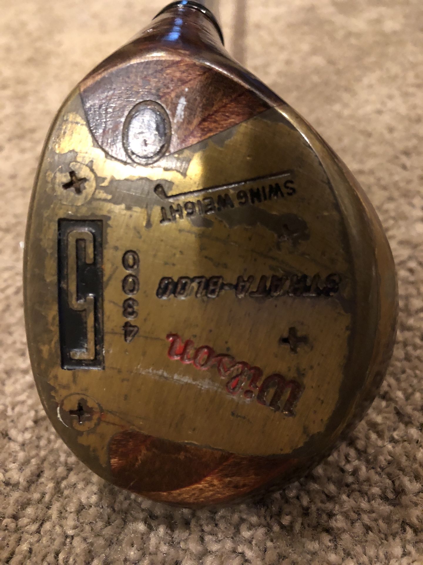Sam Snead Signature Woods Strata-Bloc 4300 Driver 1,3,4,5 Irons Ram Power Zone Lite Wedge,3,4,7,8,9