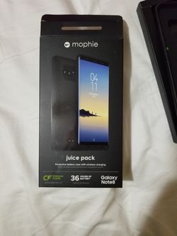 Mophie juice pack and charge force vent mount for samsung galaxy note 8. Used only for couple times Thumbnail