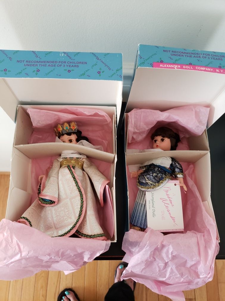Set Of Four Madame Alexander 8" Dolls From The Bible Series