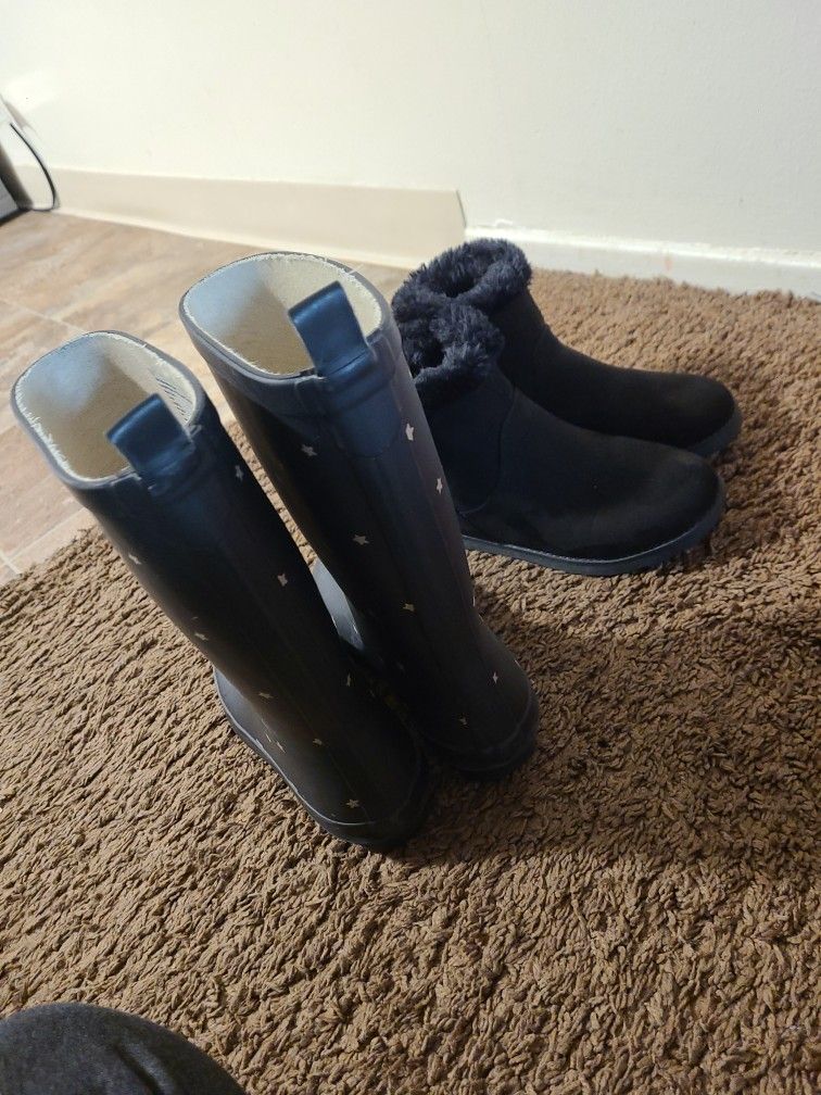Cat And Jack Girl Rain Boots And Winter Boots