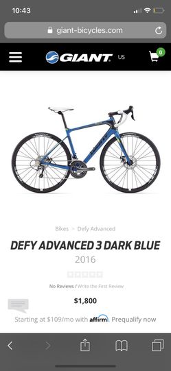 Giant Defy Advanced 3 Dark Blue Xs Frame For Sale In Chicago Il Offerup