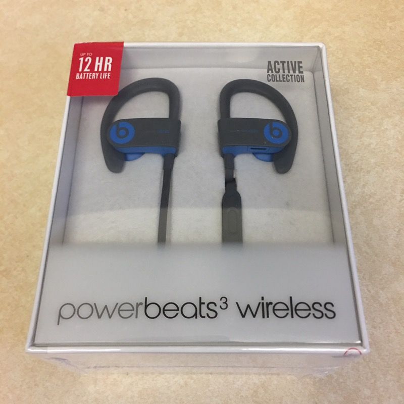 BEATS BY DRE WIRELESS POWERBEATS 3 HEADPHONES BLACK GREEN