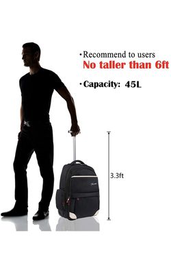 Rolling Backpack Men And Women  Thumbnail
