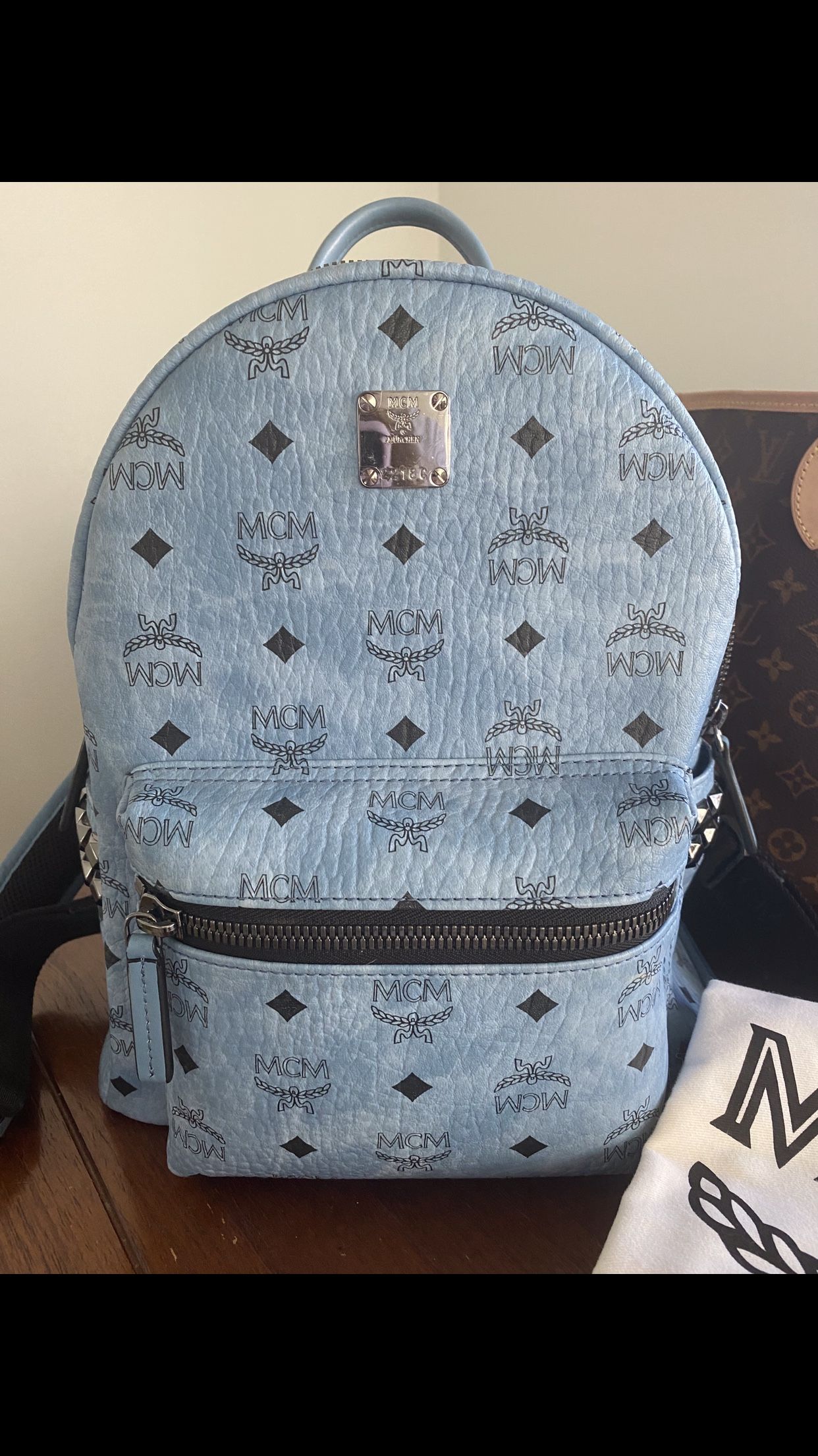 MCM Stark Side Stud Backpack