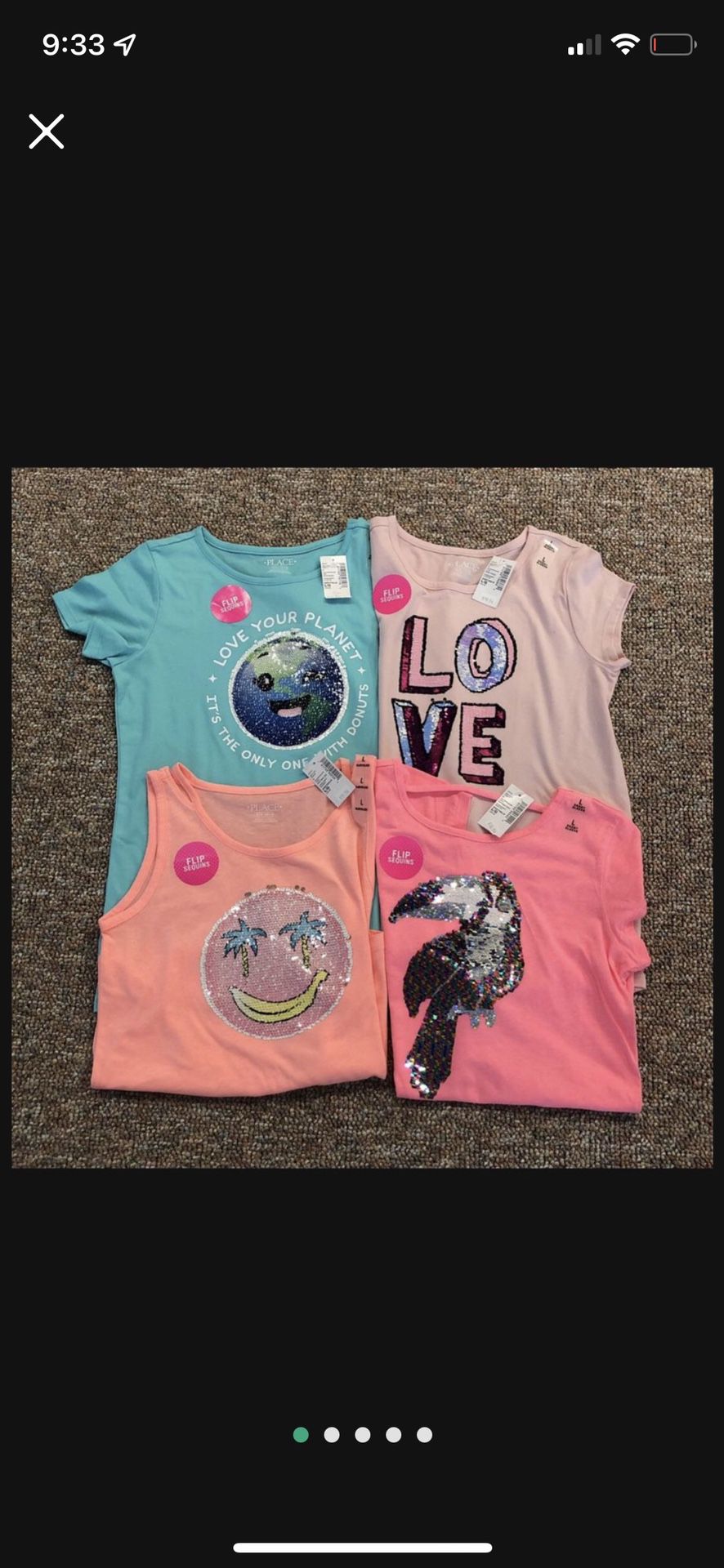Girl Size 10-12 New With Tags Shirts 