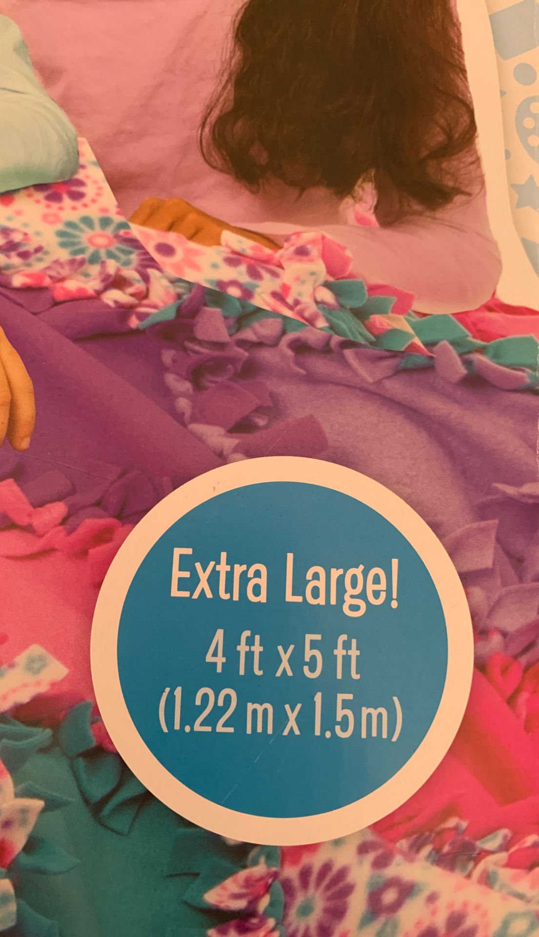 Flower fleece quilt
