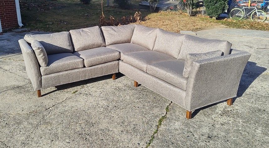 Newly Reupholstered Sectional Couch